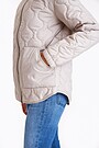 Short quilted transitional jacket 4 | Beige | Audimas