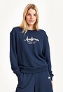 Retro style sweatshirt 1 | BLUE | Audimas