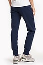 Organic cotton French terry sweatpants 3 | BLUE | Audimas