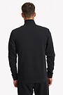 Organic cotton French terry full-zip sweatshirt 2 | BLACK | Audimas
