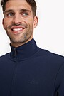 Organic cotton French terry full-zip sweatshirt 3 | BLUE | Audimas