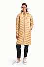 Coat with synthetic and down insulation 2 | BROWN | Audimas