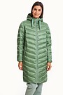 Coat with synthetic and down insulation 1 | GREEN | Audimas