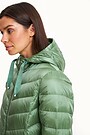 Coat with synthetic and down insulation 3 | GREEN | Audimas