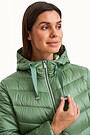 Coat with synthetic and down insulation 4 | GREEN | Audimas