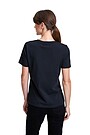 Short sleeves cotton T-shirt Lithuania let's go! 2 | BLACK | Audimas