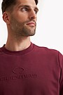 Organic cotton French terry crewneck sweatshirt 3 | BURGUND | Audimas