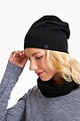 Knitted merino wool hat 1 | BLACK | Audimas