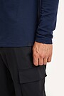 Merino wool long sleeve roll neck top 3 | BLUE | Audimas