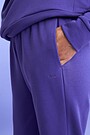 Organic cotton French terry sweatpants 4 | PURPLE | Audimas