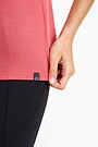 Merino wool short sleeve T-shirt 3 | RED | Audimas