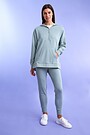 Soft modal half-zip hoodie 5 | GREEN | Audimas