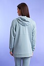 Soft modal half-zip hoodie 2 | GREEN | Audimas