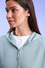 Soft modal half-zip hoodie 3 | GREEN | Audimas