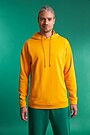 Organic cotton French terry hoodie 1 | YELLOW | Audimas