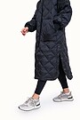 Quilted oversize coat 4 | BLACK | Audimas