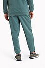 Organic cotton French terry sweatpants 3 | GREEN | Audimas