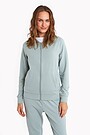 Soft modal full-zip hoodie 1 | GREEN | Audimas