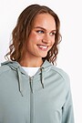 Soft modal full-zip hoodie 4 | GREEN | Audimas
