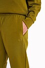 Organic cotton French terry sweatpants 4 | GREEN | Audimas