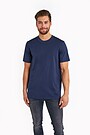 Lyocell short sleeve T-shirt 1 | BLUE | Audimas