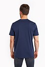Lyocell short sleeve T-shirt 2 | BLUE | Audimas