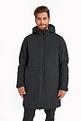 Long water repellent parka with 5000 membrane 1 | BLACK | Audimas