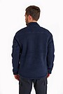 Oversized full-zip sherpa fleece jacket 2 | BLUE | Audimas