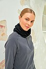 Multi-functional merino wool muff 2 | BLACK | Audimas