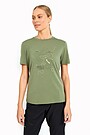 Outdoor merino T-shirt with print 1 | GREEN | Audimas