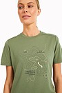 Outdoor merino T-shirt with print 3 | GREEN | Audimas
