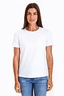 Organic cotton short sleeve T-shirt 1 | WHITE | Audimas