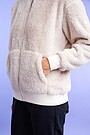 Teddy hoodie 4 | Beige | Audimas