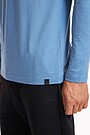 Merino wool long sleeve t-shirt 3 | BLUE | Audimas