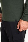 Merino wool long sleeve roll neck top 3 | CHAKI/SAMANINĖ | Audimas