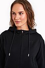 Merino wool half-zip hoodie 3 | BLACK | Audimas