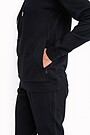 Merino wool half-zip hoodie 4 | BLACK | Audimas