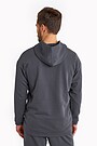 Organic cotton French terry hoodie 2 | GREY | Audimas