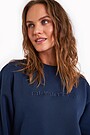 Organic cotton fleece sweatshirt 3 | BLUE | Audimas