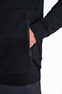 Merino wool full-zip hoodie 4 | BLACK | Audimas