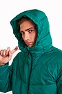 Down jacket with hood 4 | GREEN | Audimas