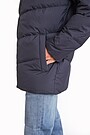 Down jacket with hood 4 | GREY | Audimas