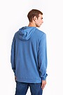 Merino wool full-zip hoodie 2 | BLUE | Audimas