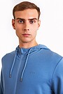 Merino wool full-zip hoodie 3 | BLUE | Audimas