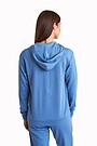 Merino wool half-zip hoodie 2 | BLUE | Audimas