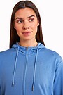 Merino wool half-zip hoodie 3 | BLUE | Audimas