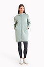 Long neoprene full-zip hoodie 1 | GREEN | Audimas