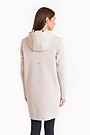 Long neoprene full-zip hoodie 2 | Beige | Audimas