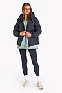 Down jacket with 10 000 membrane 4 | BLACK | Audimas