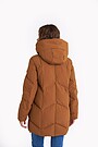 Down coat with cocooning hood 2 | BROWN | Audimas